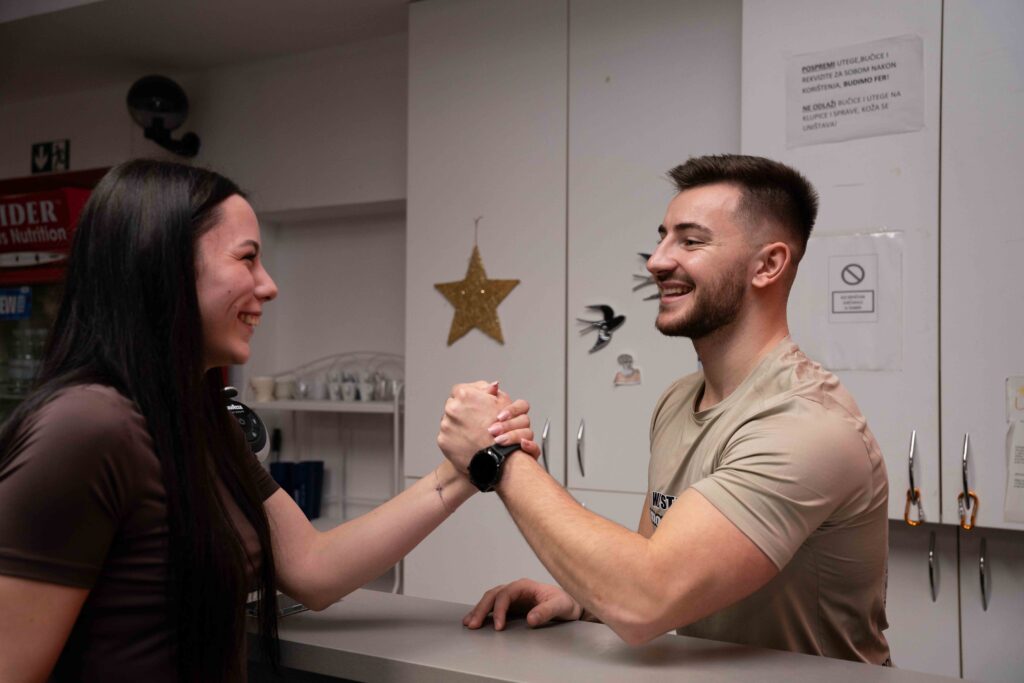 Osobni Trener Zagreb Antonio i klijentica Sara